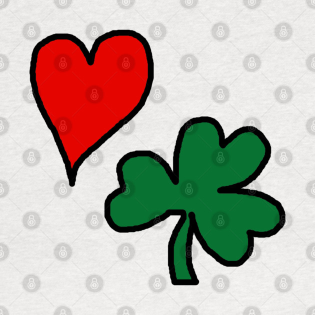 Valentine's Day St Patrick's Day by Creatifly Graphic Tees