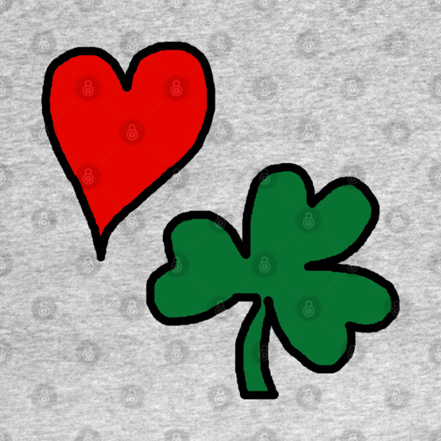Valentine's Day St Patrick's Day by Creatifly Graphic Tees