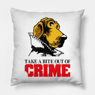 McGruff the Crime Dog - Take A Bite Out Of Crime Pillow