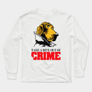 McGruff the Crime Dog - Take A Bite Out Of Crime Long Sleeve T-Shirt