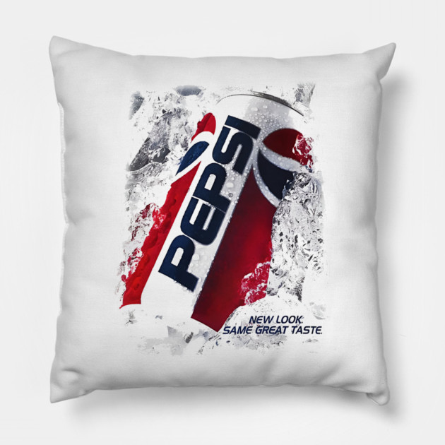Pepsi - New Look. Same Great Taste. Pillow by nicklower