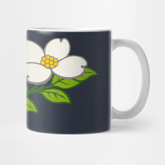 White Dogwood Flowers – Southern Spring Botanical Art by DonWillisJrArt