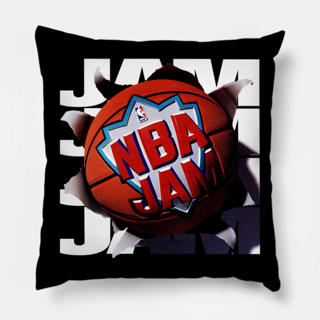NBA JAM - 1993 - Video Game Pillow by nicklower