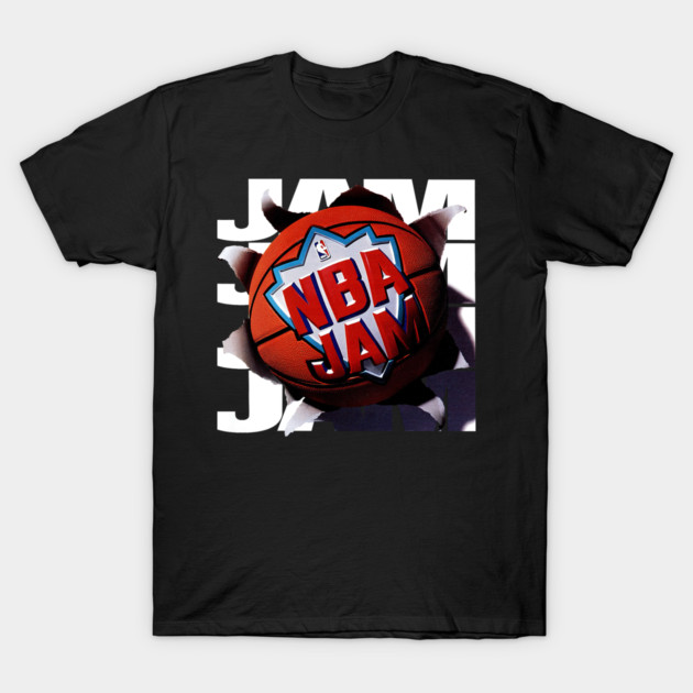 NBA JAM - 1993 - Video Game T-Shirt by nicklower