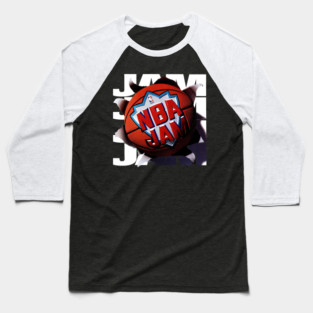 NBA JAM - 1993 - Video Game Baseball T-Shirt