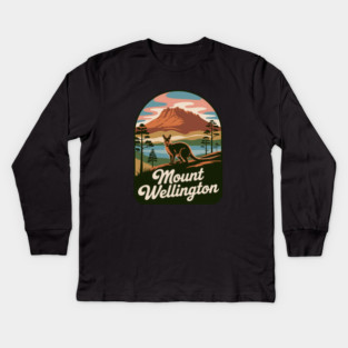 Mount Wellington Kids Long Sleeve T-Shirt