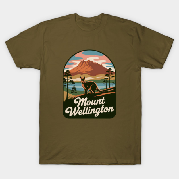 Mount Wellington T-Shirt by JessArty