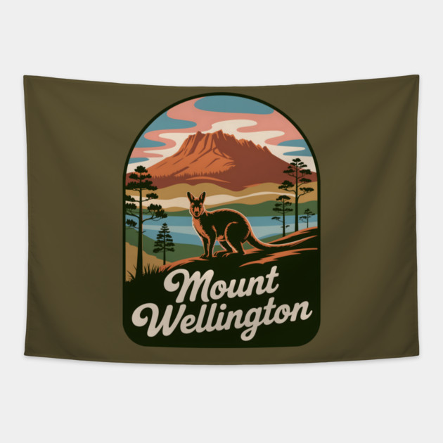 Mount Wellington Tapestry by JessArty
