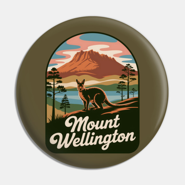 Mount Wellington Pin by JessArty