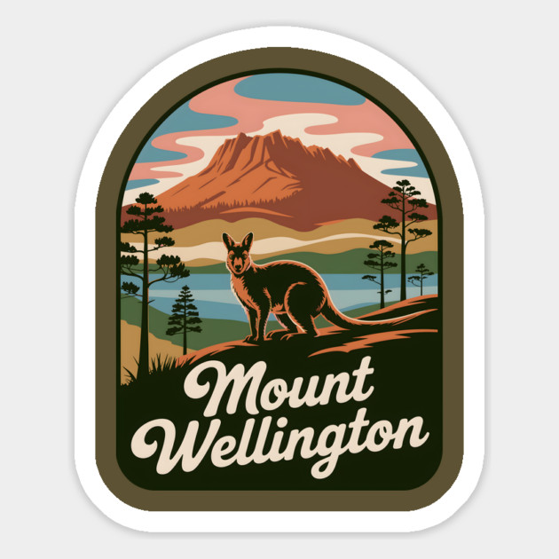 Mount Wellington Magnet by JessArty