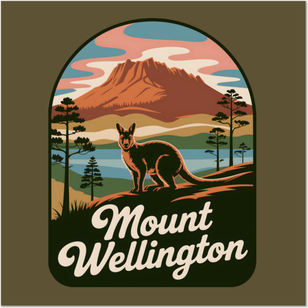 Mount Wellington Wall Art by JessArty