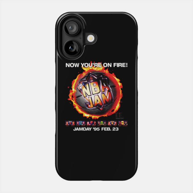 NBA JAM Tournament Edition - 1994 - Video Game Phone Case by nicklower