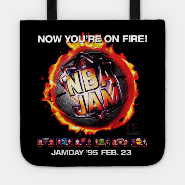 NBA JAM Tournament Edition - 1994 - Video Game Tote by nicklower
