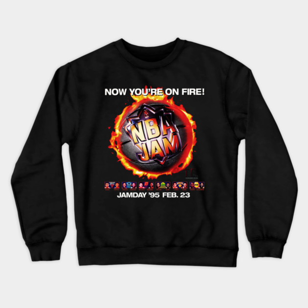NBA JAM Tournament Edition - 1994 - Video Game Crewneck Sweatshirt by nicklower