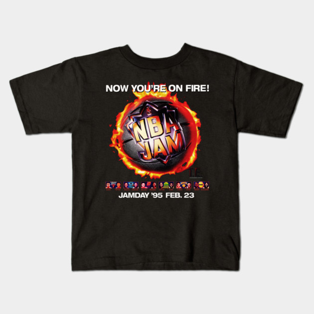 NBA JAM Tournament Edition - 1994 - Video Game Kids T-Shirt by nicklower