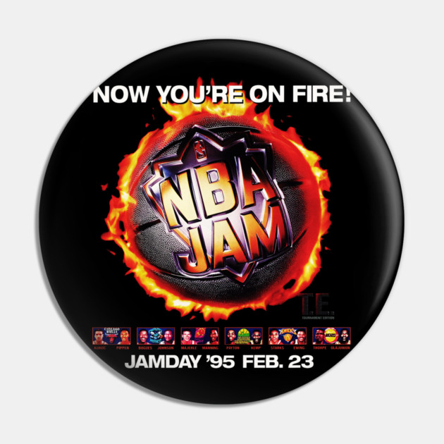 NBA JAM Tournament Edition - 1994 - Video Game Pin by nicklower