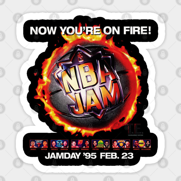 NBA JAM Tournament Edition - 1994 - Video Game Sticker by nicklower