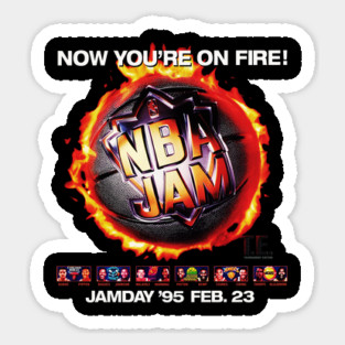 NBA JAM Tournament Edition - 1994 - Video Game Magnet