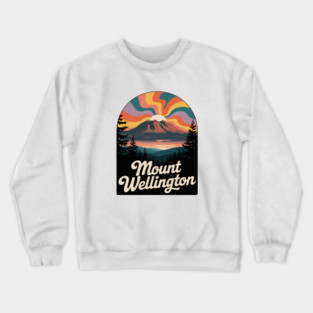 Mount Wellington – Dramatic Sky Landscape Art Crewneck Sweatshirt