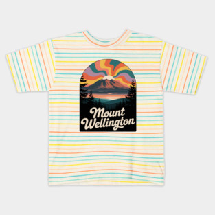 Mount Wellington – Dramatic Sky Landscape Art Kids T-Shirt