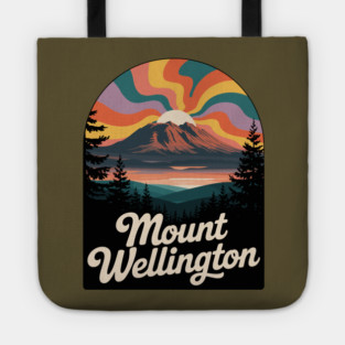 Mount Wellington – Dramatic Sky Landscape Art Tote