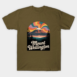 Mount Wellington – Dramatic Sky Landscape Art T-Shirt