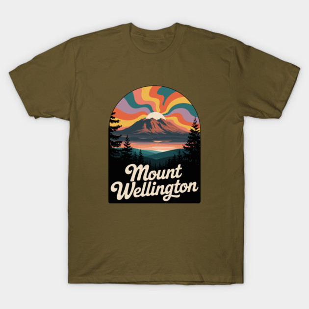 Mount Wellington – Dramatic Sky Landscape Art T-Shirt by JessArty