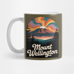 Mount Wellington – Dramatic Sky Landscape Art Mug