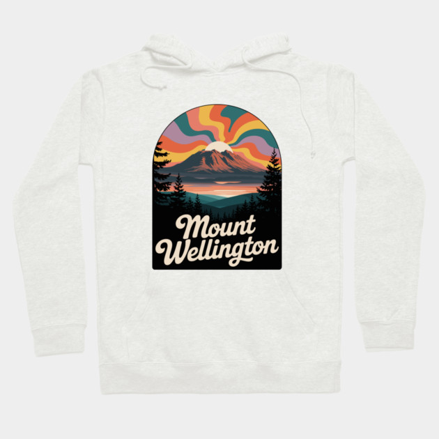 Mount Wellington – Dramatic Sky Landscape Art Hoodie by JessArty