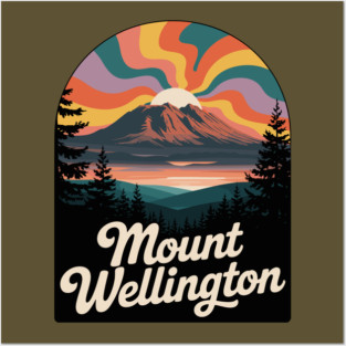 Mount Wellington – Dramatic Sky Landscape Art Posters and Art