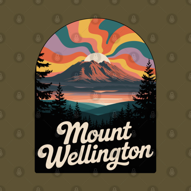 Mount Wellington – Dramatic Sky Landscape Art by JessArty
