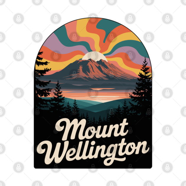 Mount Wellington – Dramatic Sky Landscape Art by JessArty