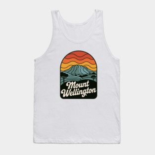 Mount Wellington – Warm Sunset Mountain Art Tank Top