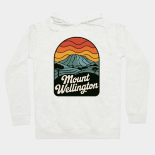 Mount Wellington – Warm Sunset Mountain Art Hoodie