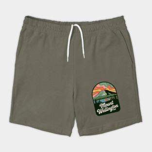 Mount Wellington – Rounded Scenic Nature Badge Shorts
