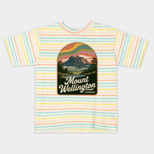 Mount Wellington – Classic Scenic Art Kids T-Shirt