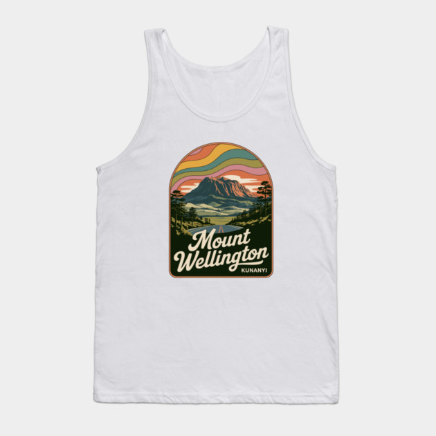 Mount Wellington – Classic Scenic Art Tank Top by JessArty