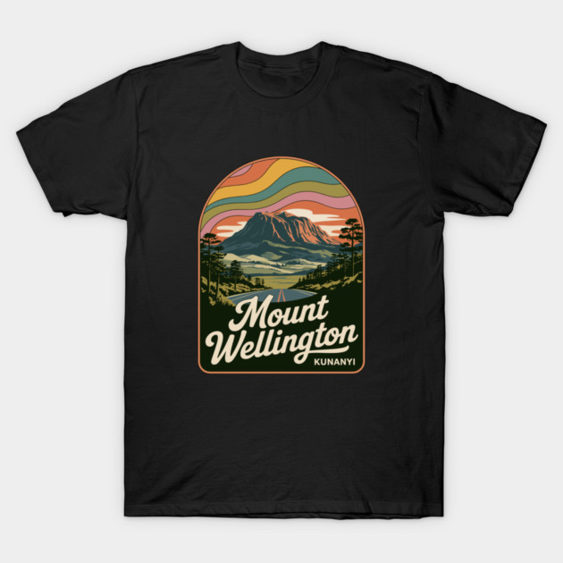 Mount Wellington – Classic Scenic Art T-Shirt by JessArty