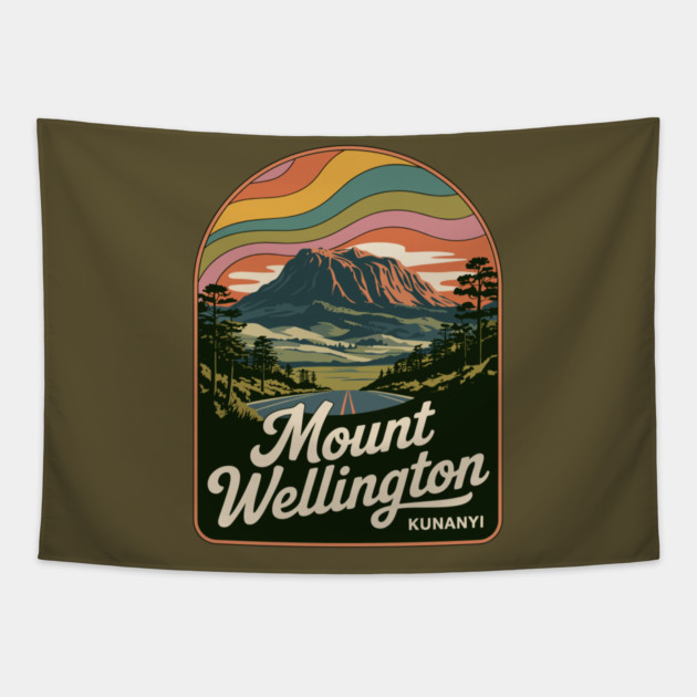 Mount Wellington – Classic Scenic Art Tapestry by JessArty