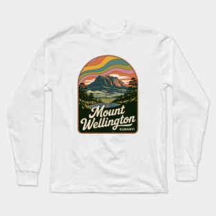 Mount Wellington – Classic Scenic Art Long Sleeve T-Shirt