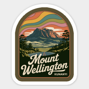 Mount Wellington – Classic Scenic Art Magnet