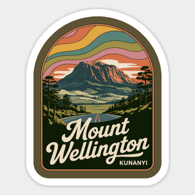 Mount Wellington – Classic Scenic Art Magnet by JessArty