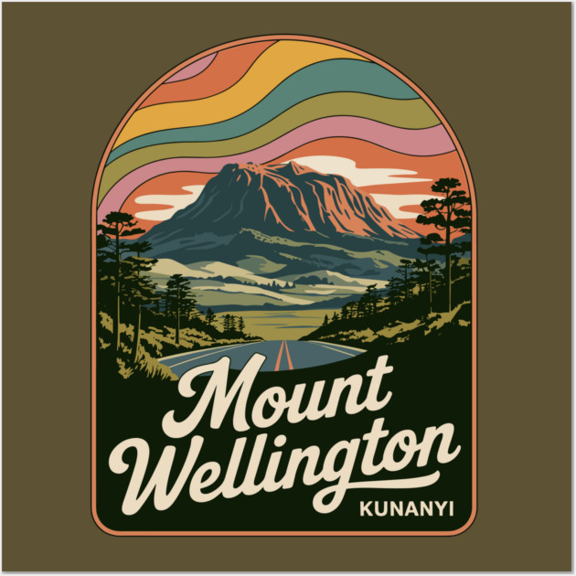 Mount Wellington – Classic Scenic Art Wall Art by JessArty