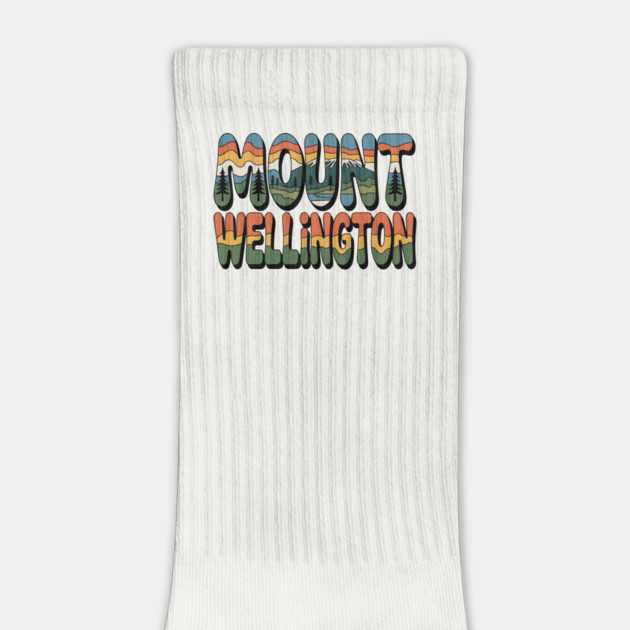 Mount Wellington – Retro Psychedelic Typography by JessArty