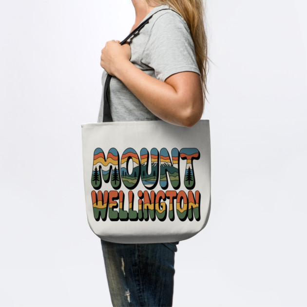 Mount Wellington – Retro Psychedelic Typography by JessArty