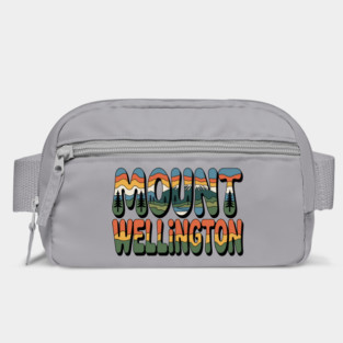 Mount Wellington – Retro Psychedelic Typography Bag