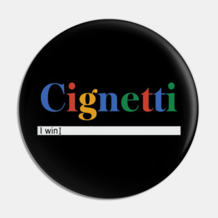 Cignetti I win search bar Pin