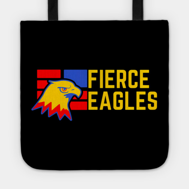 Fierce Eagles Tote by Ink Lines