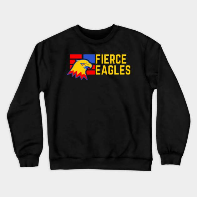 Fierce Eagles Crewneck Sweatshirt by Ink Lines
