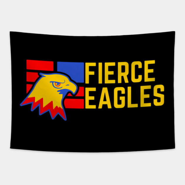 Fierce Eagles Tapestry by Ink Lines